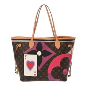 LOUIS VUITTON Monogram Neverfull MM Game On Brown M57452 Women's Canvas Tote Bag