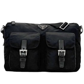 Prada Shoulder Bag f-24175 Black NERO Tessuto BT0644 Crossbody Nylon 164 PRADA Triangle Men's