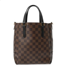 LOUIS VUITTON Damier Belmont NV BB Brown N60348 Women's Canvas Handbag