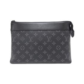 Louis Vuitton Monogram Eclipse Pochette Voyage Souple M82543 Handbag
