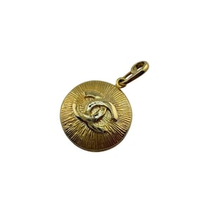 CHANEL Chanel necklace top Coco Mark chain gold ladies