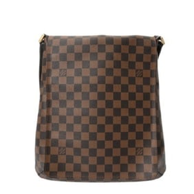 LOUIS VUITTON Damier Musette Brown N51302 Women's Canvas Shoulder Bag