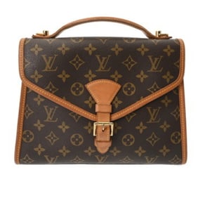 LOUIS VUITTON Monogram Bel Air 2-Way Brown M51122 Unisex Canvas Handbag