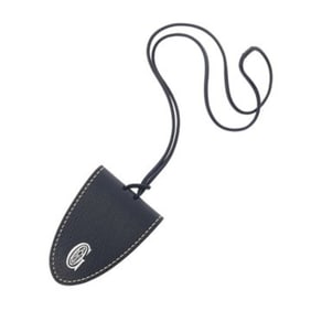 GOYARD Universal Bag Clip, Navy, Unisex, Leather