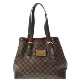 LOUIS VUITTON Damier Hampstead MM Brown N51204 Women's Canvas Tote Bag