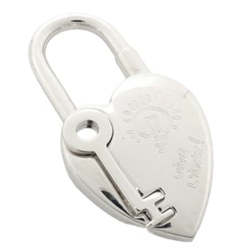 HERMES Fantasy Heart Key Ring, 2004 Limited Edition, Silver, Women's, 181624