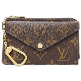 LOUIS VUITTON Monogram Wallet/Coin Case M69431 Porte Carte Rexo Verso Brown Women's 181648
