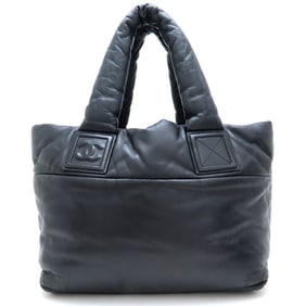CHANEL Coco Cocoon Small Tote 7108, Lambskin Black, Women's, 352677