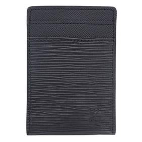 Louis Vuitton Epi Leather Card Case with Money Clip, Porte Carte Pens Noir, M60322 RI2145, Compact,
