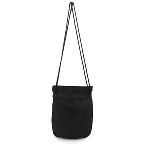 PRADA Prada Beaded Shoulder Bag Nylon NERO Black
