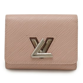 LOUIS VUITTON Epi Portefeuille Twist Compact Tri-fold Wallet in Rose Ballerine Pink, M62934