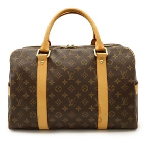 LOUIS VUITTON Monogram Carryall Boston Bag Travel Handbag M40074