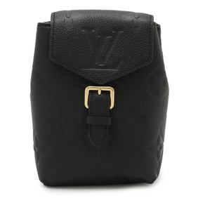 LOUIS VUITTON Monogram Empreinte Tiny Backpack, Mini Noir, Black, M80596