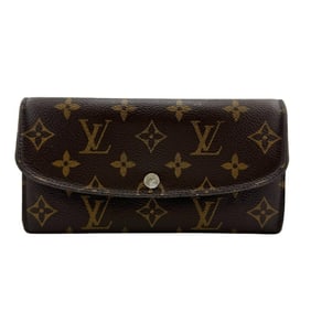 LOUIS VUITTON Louis Vuitton Wallet M60697 Portefeuille Emily Monogram Long Brown