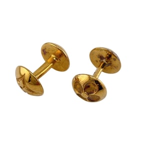 LOUIS VUITTON M30974 Bouton de Manchette Cufflinks Gold