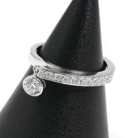 Chaumet 18K White Gold Frisson Ring 080605 with Diamonds, Size 10.5, 51mm, 4.0g, Women's