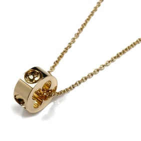 LOUIS VUITTON 18K Yellow Gold Pendant Empreinte Necklace, 6.2g, 40cm, Women's