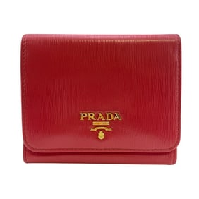 PRADA Prada 1MH176 Tri-fold Wallet Pink