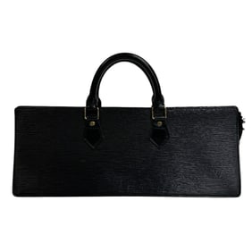 LOUIS VUITTON M52092 Sac Triangle Epi Leather Handbag, Women's, Black, Unisex