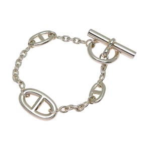 Hermes Hermès #SH SV925 Chaine d'Ancre Farandole Bracelet for Men and Women in Silver 925