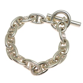 Hermes Hermès #14 Link Chaine d'Ancre TGM Women's/Men's Bracelet in Silver 925