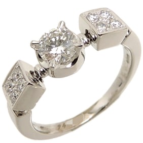 Bvlgari Lucia Diamond Women's Ring 750 White Gold No. 8