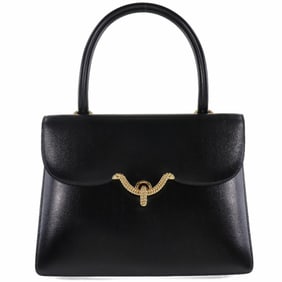 Hermes Vasco Boxcalf Black ?O Women's Handbag