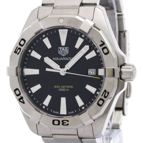 TAG HEUER Aquaracer 300M Steel Quartz Mens Watch WBD1110 Polished