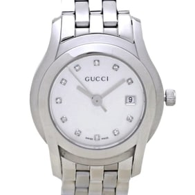 GUCCI G-Class YA055501 5500L Stainless Steel Ladies 130156 Watch