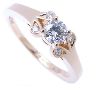 CARTIER Ballerina Ring in 18K Pink Gold with a 0.23ct Diamond, Excellent Condition, F.VS1.3, #51,
