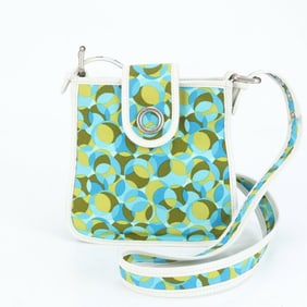 Celine Circle Polka Dot Leather Shoulder Bag, Crossbody Handbag, Tote Bag for Women