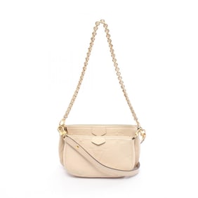 Louis Vuitton Multi Pochette Accessoires Shoulder Bag in Monogram Empreinte Leather, Ivory, M46568