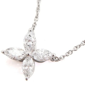 Tiffany Women's Victoria Medium Diamond Necklace in Platinum (PT950)