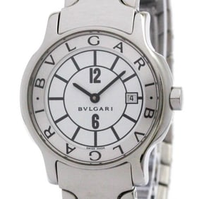 BVLGARI Solotempo Steel Quartz Ladies Watch ST29S Polished