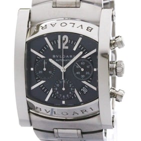BVLGARI Assioma Chronoragph Steel Automatic Mens Watch AA48SCH Polished