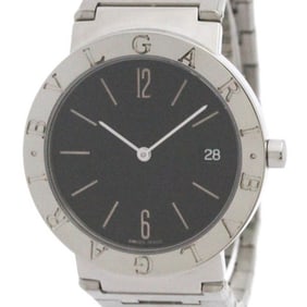 BVLGARI BVLGARI-BVLGARI Steel Quartz Mens Watch BB33SSD Polished