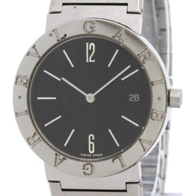 BVLGARI BVLGARI-BVLGARI Steel Quartz Mens Watch BB33SSD Polished