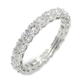 Tiffany & Co. Forever Band Full Circle Diamond Ring, Pt950 Platinum, Diamond, Women's, Clear