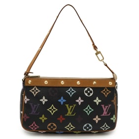 LOUIS VUITTON Monogram Multicolore Pochette Accessoires Pouch Noir Black M92648
