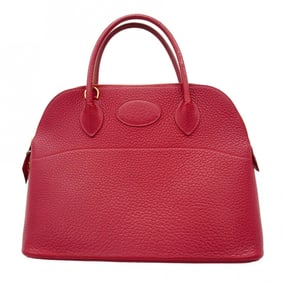 Hermes Hermès Bolide 31 Ardennes Rouge vif handbag for women, H stamped