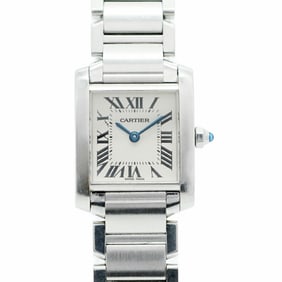 Cartier Tank Française SM W51008Q3 Ivory Dial Women's Watch