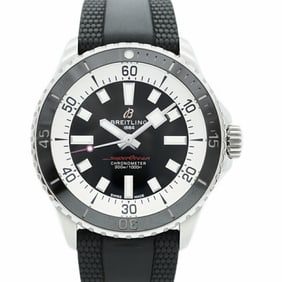 Breitling Superocean A17375 Black Dial Men's Watch