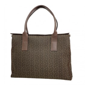 Celine handbag C Macadam canvas brown women's