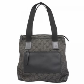 Gucci handbag 28893 denim black women's