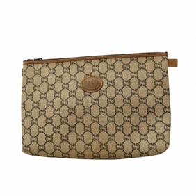 Gucci GG Plus clutch bag in beige for men and women