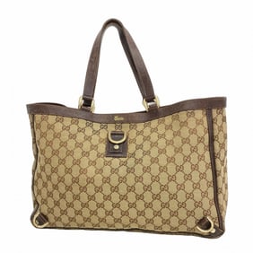 Gucci GG Canvas Abby Tote Bag 141472 Brown Champagne Women's P1604474
