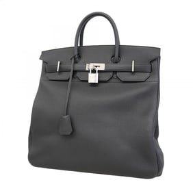 Hermes Haute Couture 40 Togo Handbag, Black, W Stamp, Men's/Women's, P1601977