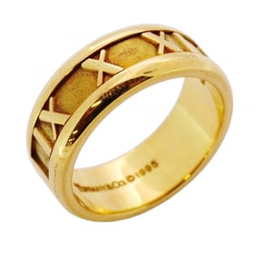 Tiffany Atlas Ring, 18K Yellow Gold, Size 10.5, Women's, P1527123