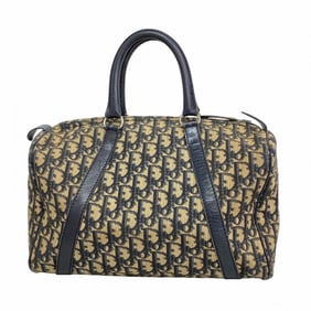 Christian Dior Trotter Canvas Navy Handbag for Women P1581810