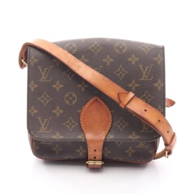 Louis Vuitton Carte Ciel MM Shoulder Bag, Coated Canvas and Leather, Monogram, Women's, Brown,